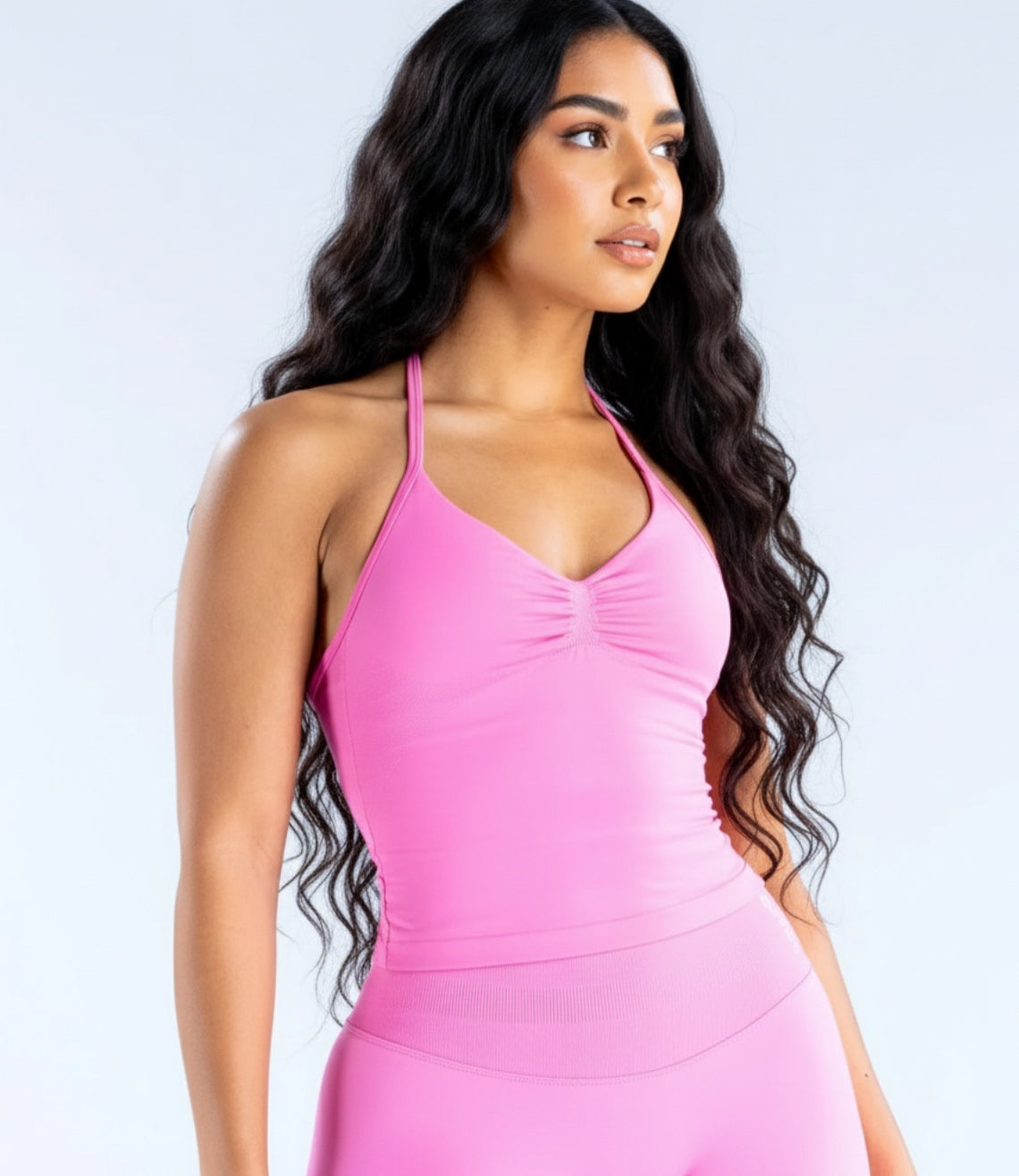 Rosé Halter Tank